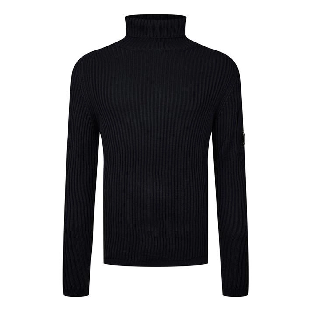 CP Company Cp Merino Roll Neck Sn99 - Blue